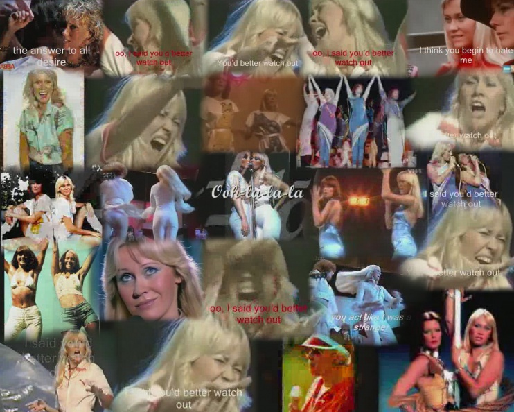 Agnetha 007386 collages