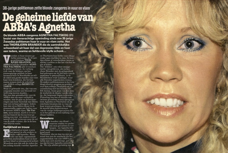 Agnetha 006962 press Prive 1981
