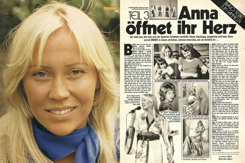 Agnetha 007105 press Bravo 1976