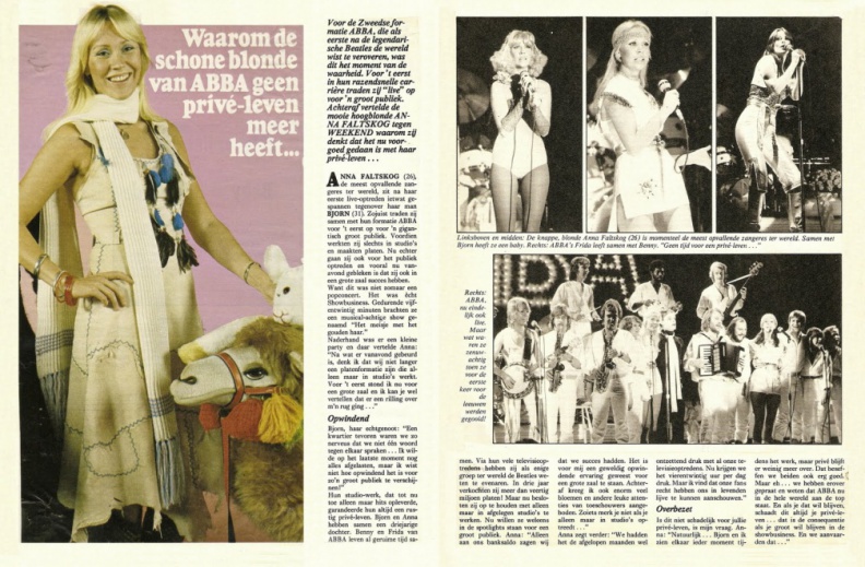 Agnetha 007143 press Weekend 1977