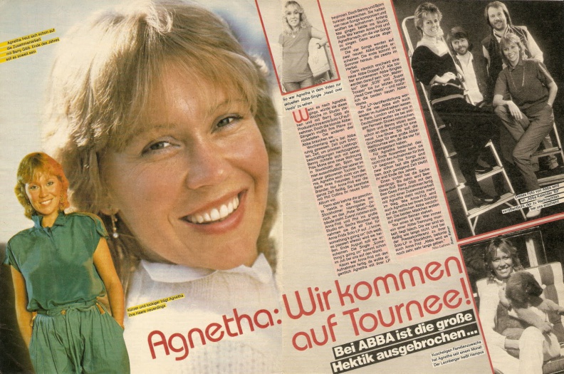 Agnetha 007146 press Bravo 1982