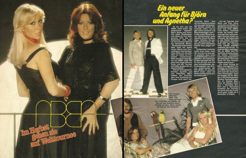 Agnetha 007153 press Freizeit Magazin 1979