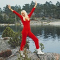 Agnetha 001382 red jumpsuit
